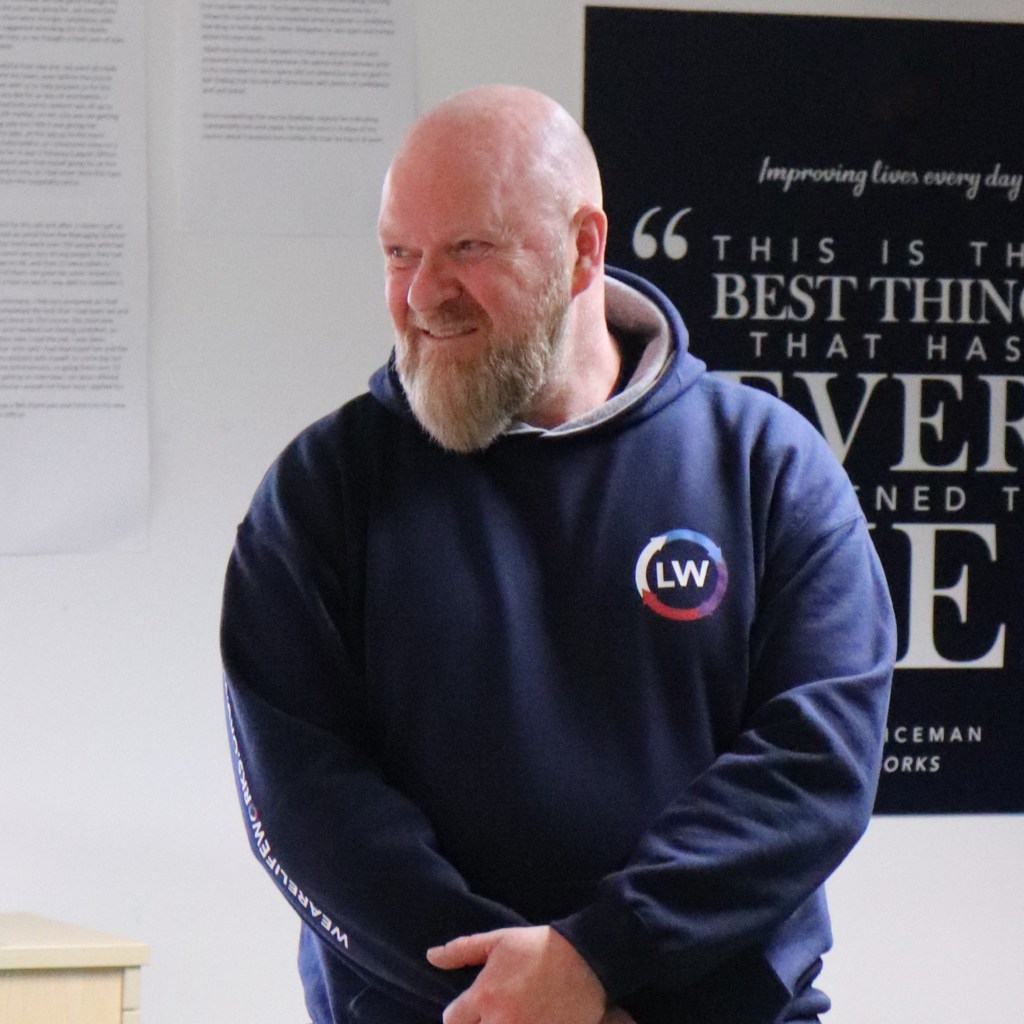 Lifeworks tutor Tim Brown